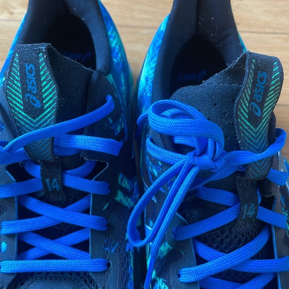 ASICS Noosa Tri 14 Black Green Blue - Picture 9 of 9